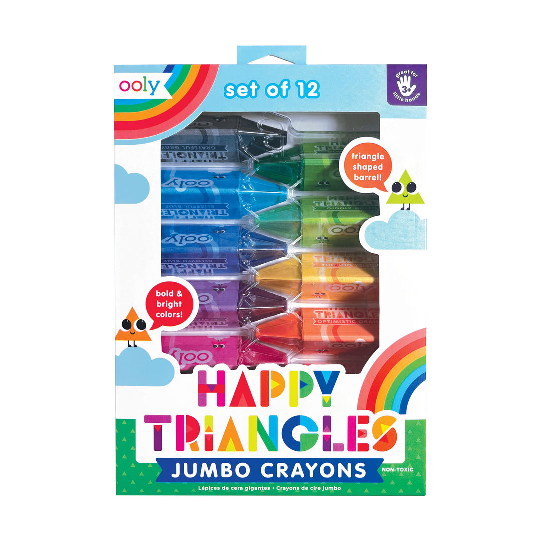 happy triangles jumbo waskrijtjes van ooly