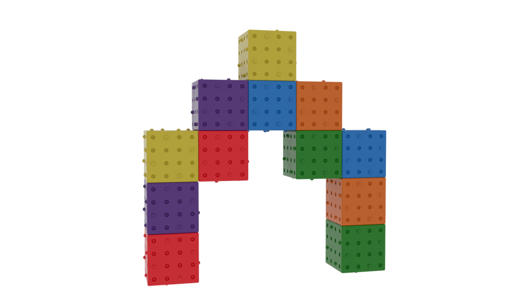 Magnetic building blocks 12 stuks