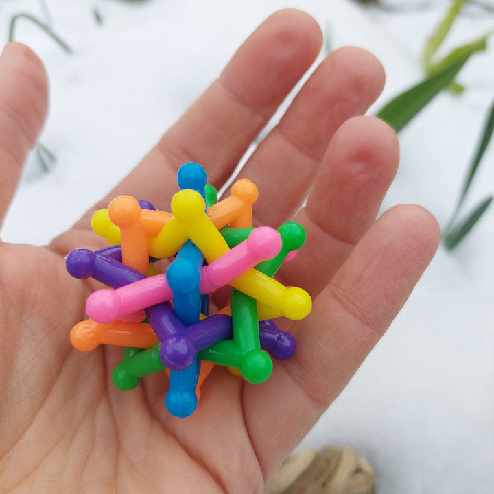 stekel regenbogen stuiterbal, fidget, toys42hands