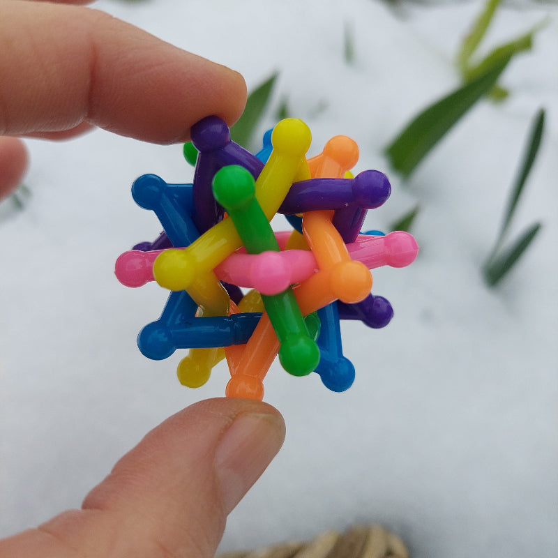 stekelige regenbogen stuiterbal, fidget, sensoriekspeelgoed, motoriekspeelgoed