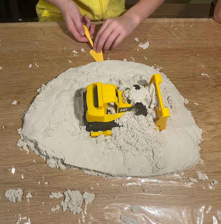 modelling sand, indoor speelzand