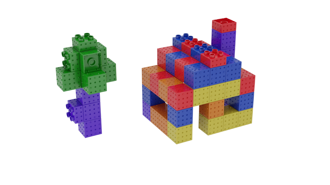 Magnetic building blocks  78 stuks