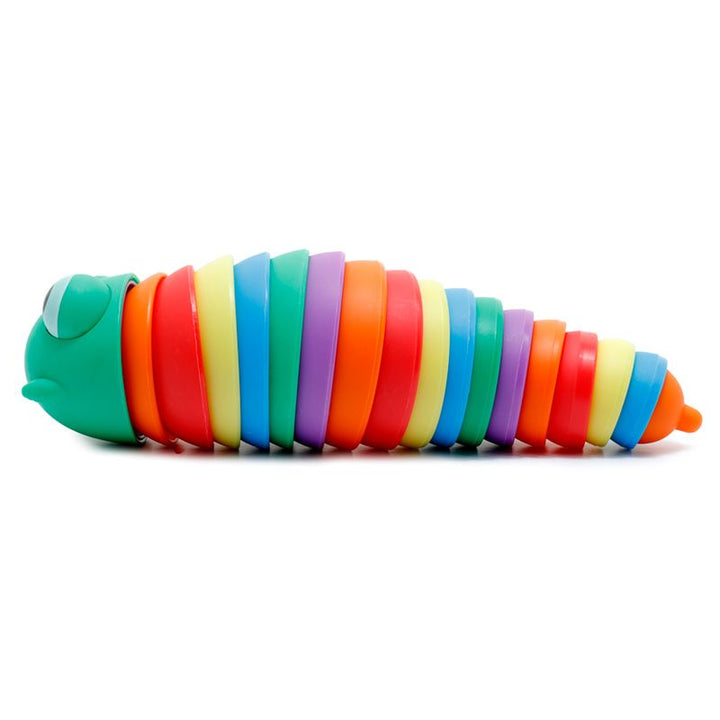 Fidget om te ontprikkelen, regenbogen slak, toys42hands