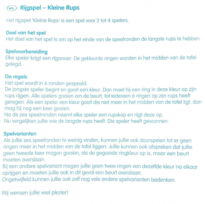 goki Rijgspel kleine rups