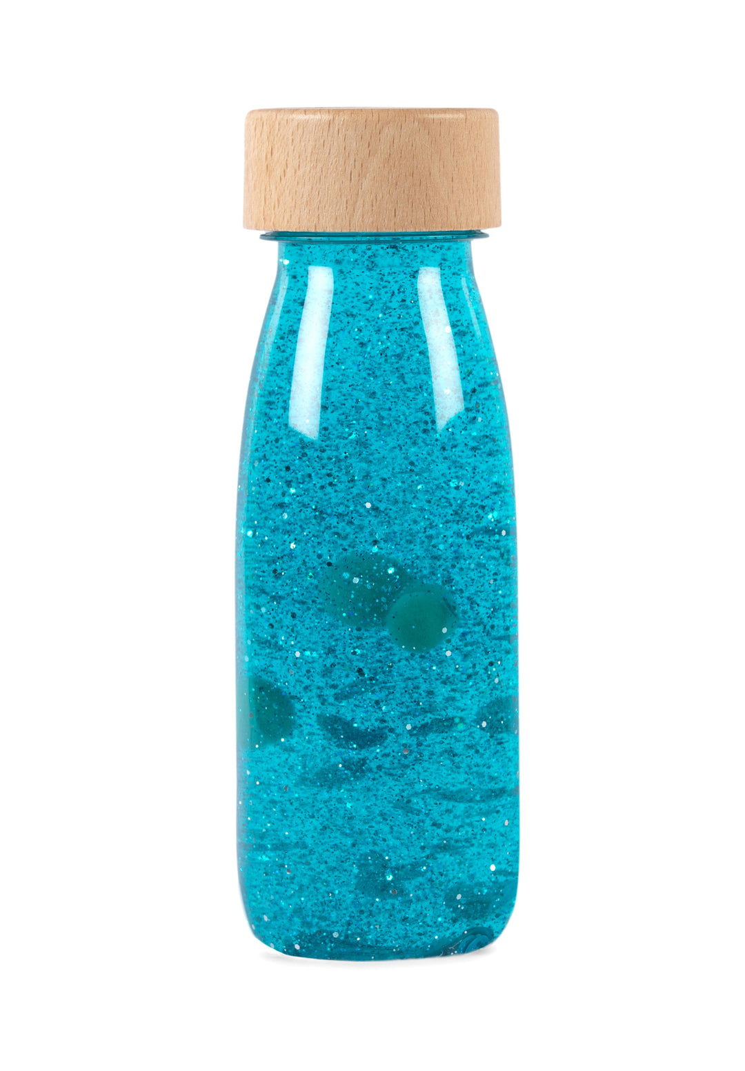 Petit Boum Sensorische float fles turquoise