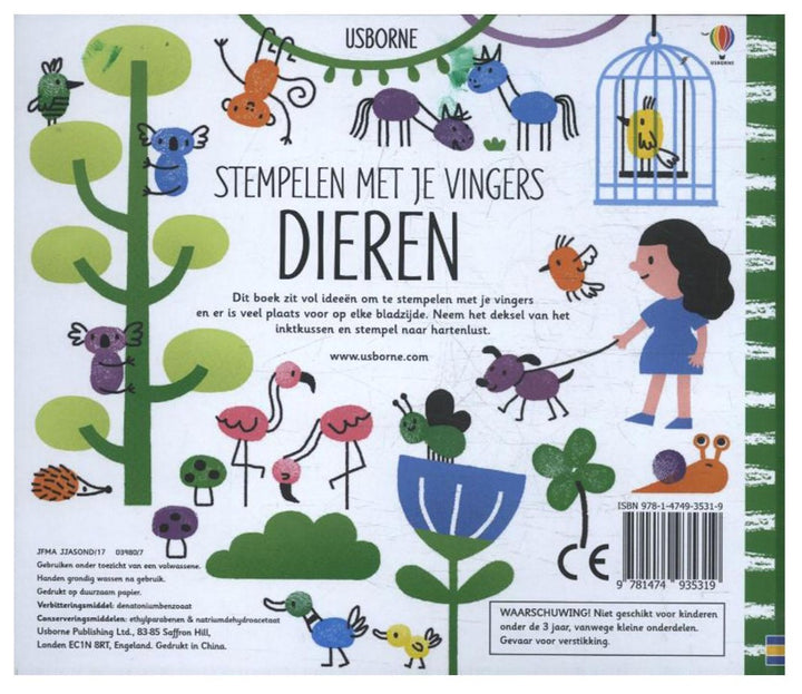 Toys42Hands Stempelen met vingers - dieren