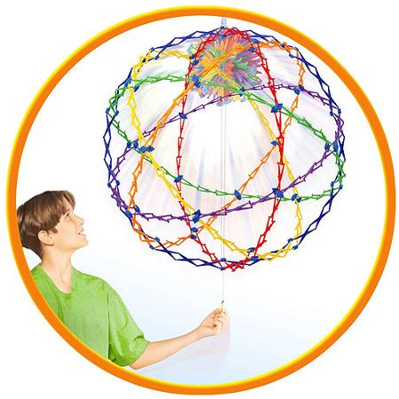Toys42Hands Hoberman sphere ringen reuze