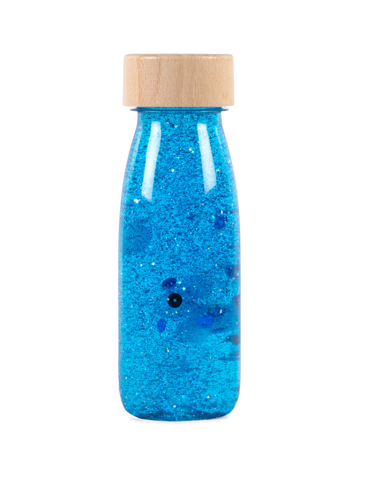 Petit Boum Sensorische float fles blauw