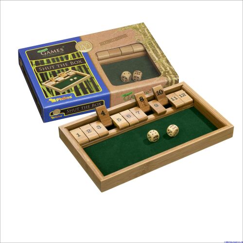 Philos Shut the box 12 bamboe