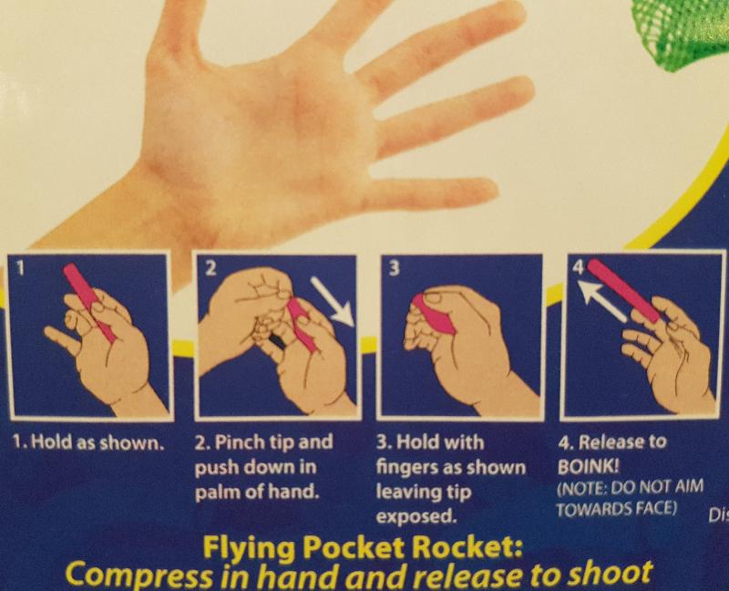 JToys Boink! handleiding om een flying pocket racket te laten vliegen