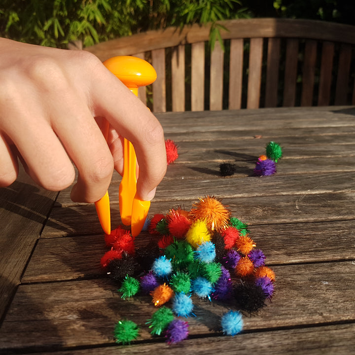 Toys42Hands Pompoms glitter 4 maten