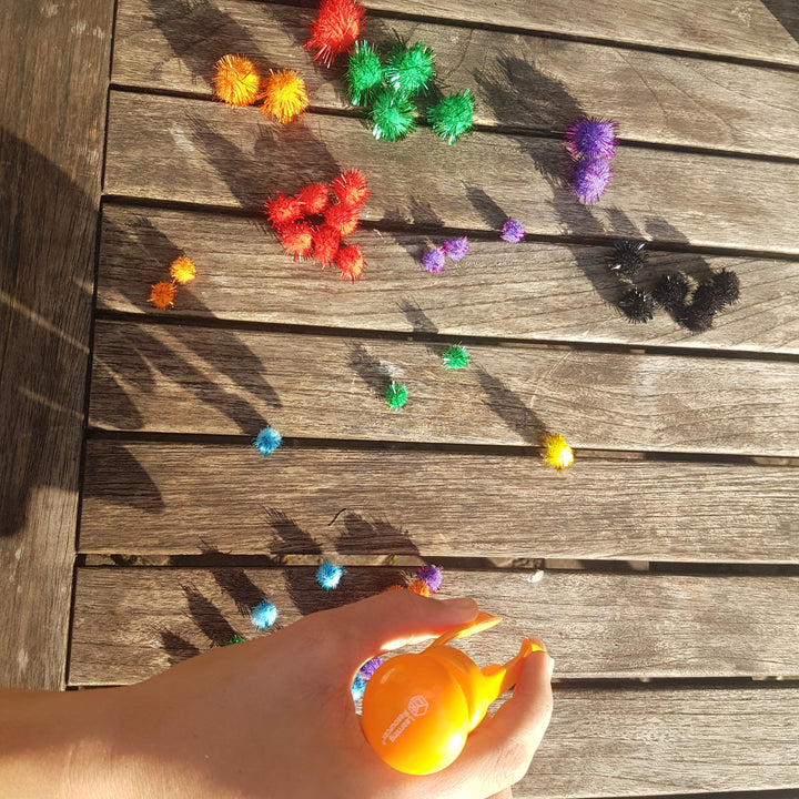 Toys42Hands Pompoms glitter 4 maten