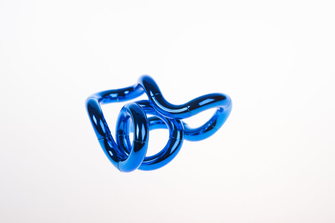 Tangle Metallic tangle blauw