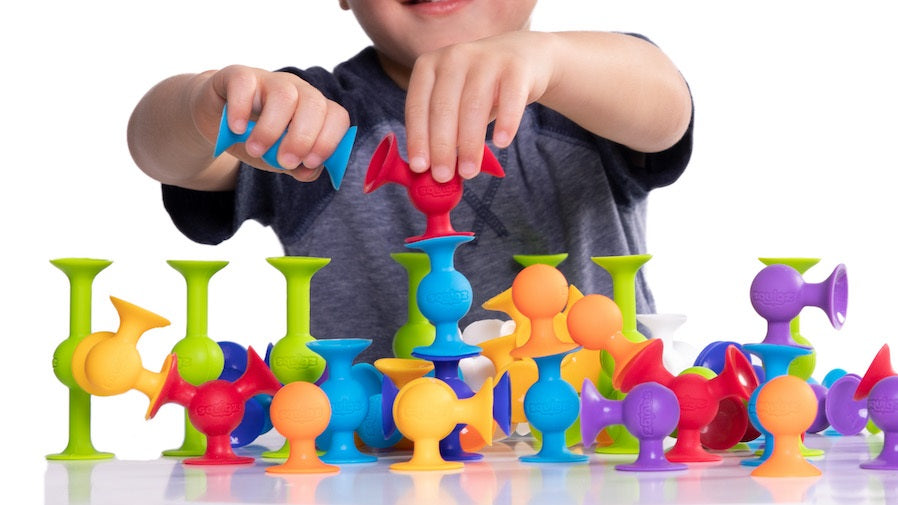 Fat Brain Toys Squigz zuignap set