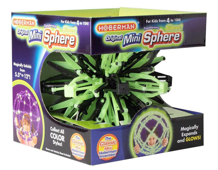 Toys42Hands Hoberman sphere firefly glow mini