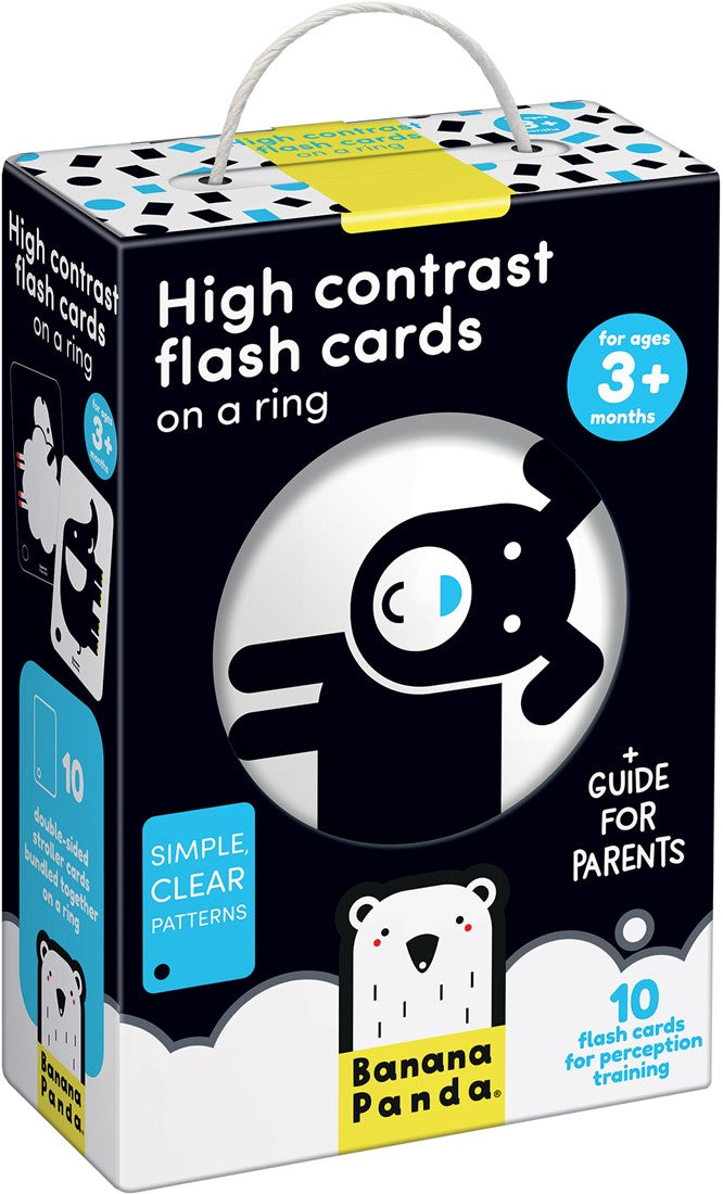 Toys42Hands Zwart-wit kaarten op ring 3m+