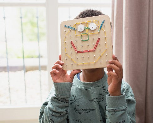 buitenspeel Houten geoboard krab