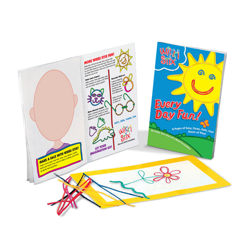 Wikki Stix Spelmat fun, 24 stuks