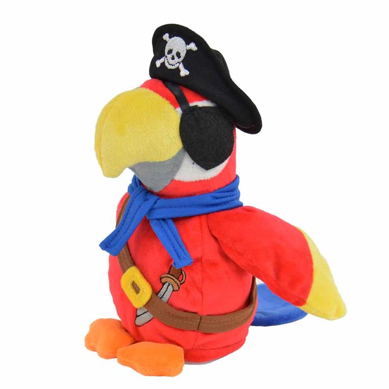 Toys42Hands Knuffel recorder papegaai piraat