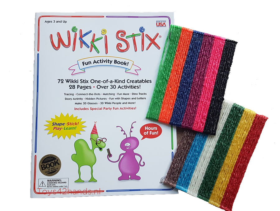 Wikki Stix Activiteitenboek met 72 stuks