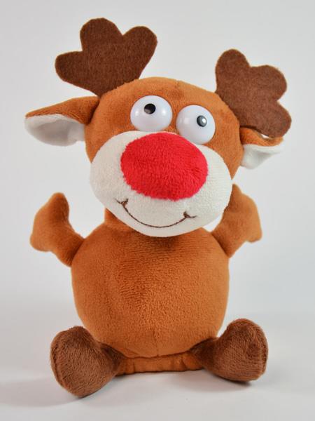 Toys42Hands Knuffel recorder Rudolph reindeer