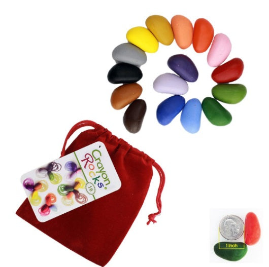 Toys42Hands Crayon rocks 16 stuks red velvet