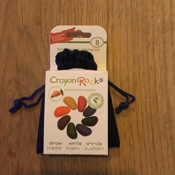 Toys42Hands Crayon rocks 8 stuks blue velvet