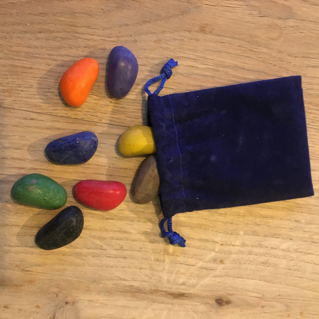 Toys42Hands Crayon rocks 8 stuks blue velvet