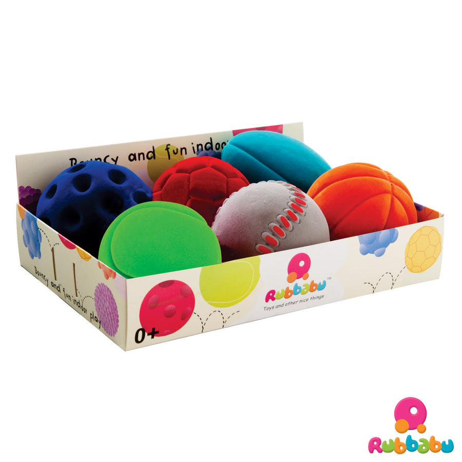 Rubbabu Sportieve ballen 6 stuks