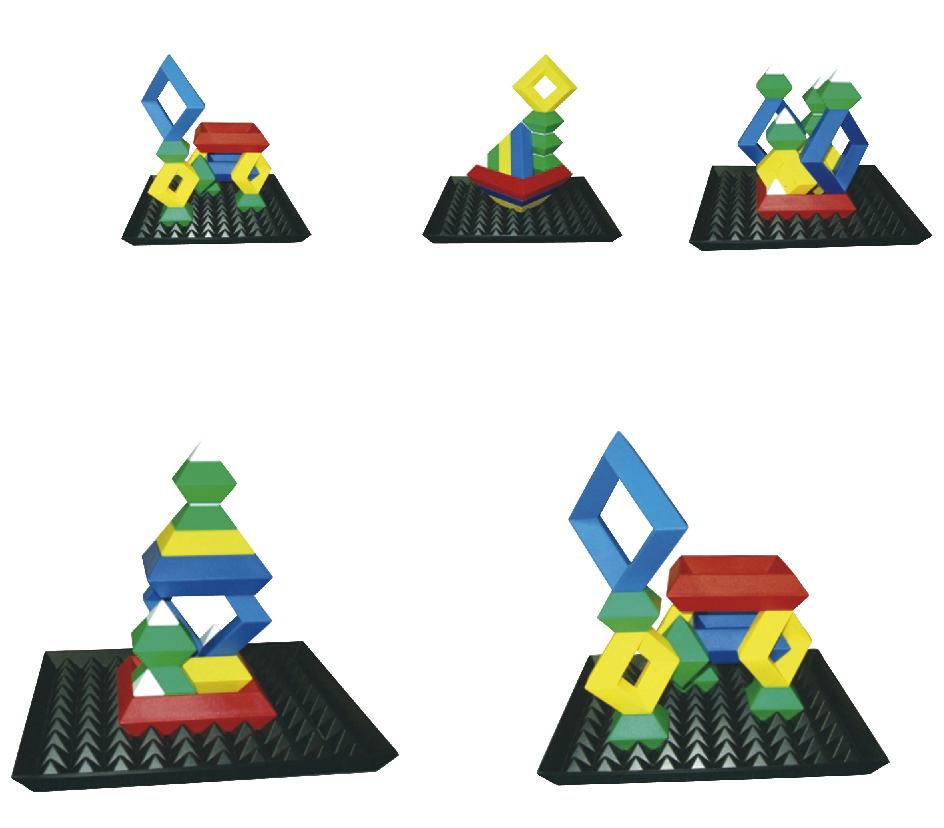 Toys42Hands Piramidenpuzzel met bodemplaat