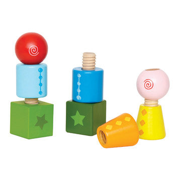 hape Grote schroefblokken twist & turnables