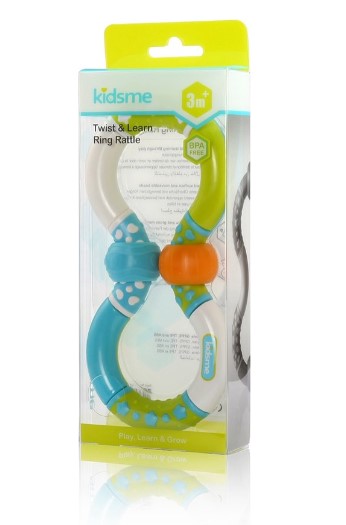 Toys42Hands Twist & Learn Ring Rattle