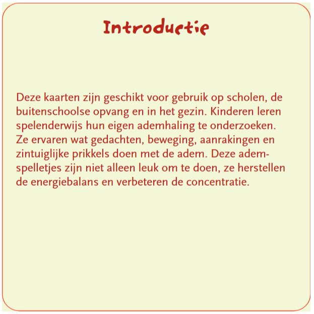 introductie ademspelkaarten voor kinderen