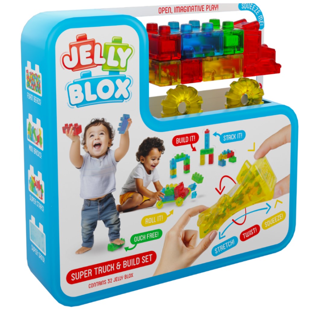 jelly blox blauw truck builder