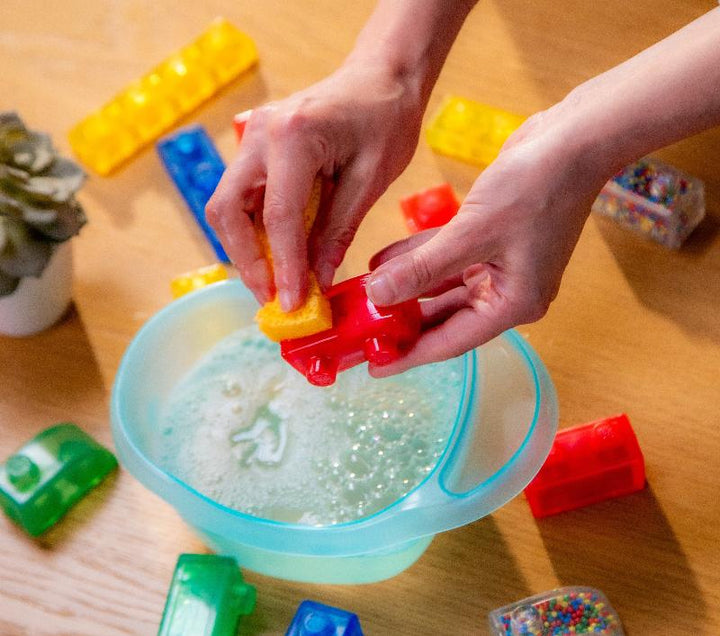 jelly blox schoon maken