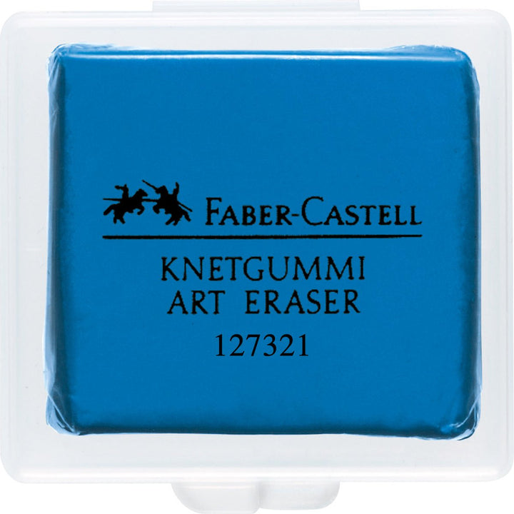 Kneedgum blauw, faber castell