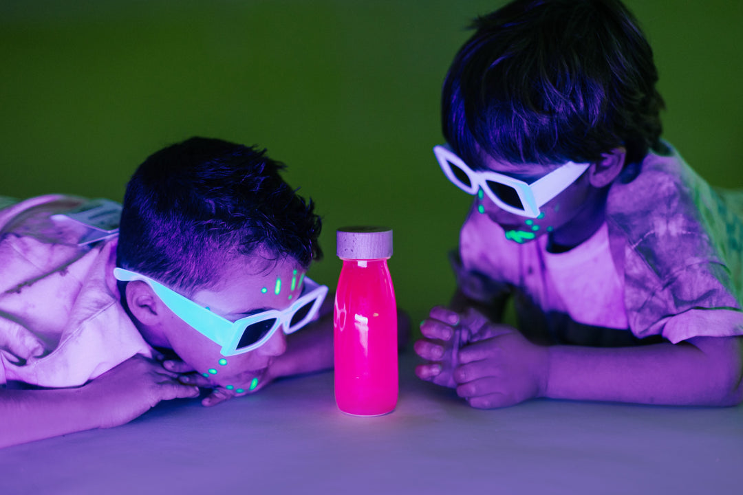 petit boum fluo sensory bottle kinderen