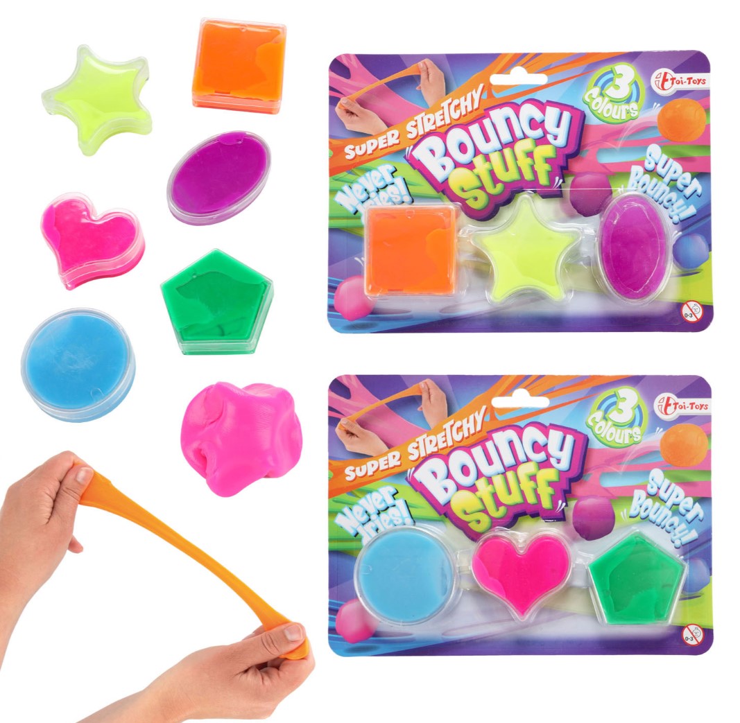 Putty bouncy clay 3 pieces