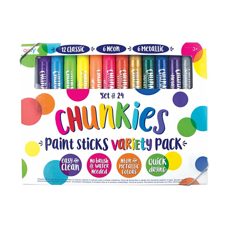 verpakking van 24 paint sticks chunkies van ooly